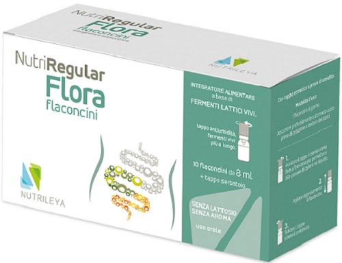 NUTRIREGULAR FLORA 10 FLACONCINI 8 ML - farmascienza.it