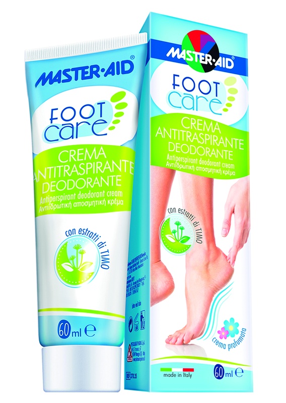 MASTER-AID FOOT CARE CREMA ANTITRASPIRANTE DEODORANTE 60 ML - farmascienza.it