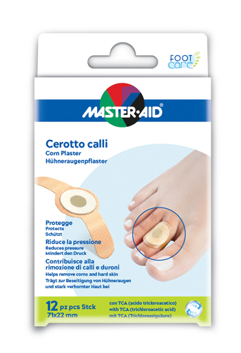 MASTER-AID CEROTTO CALLIFUGO FOOT CARE 71X22 MM 12 PEZZI - farmascienza.it