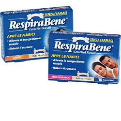 CEROTTO NASALE CLASSICO GRANDE ADULTI RESPIRA BENE 10 PEZZI - farmascienza.it