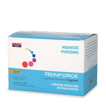 REINFORCE MAGNESIO PURISSIMO 30 BUSTE DI POLVERE SOLUBILE - farmascienza.it