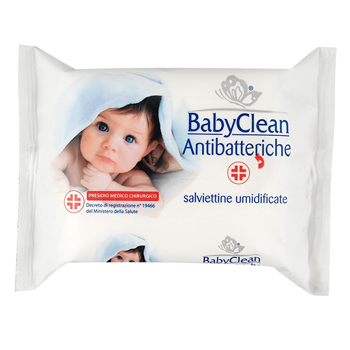 SALVIETTINE ANTIBATTERICHE BABY CLEAN 20 PEZZI - farmascienza.it