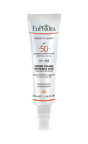 EUPHIDRA KALEIDO UV SYSTEM CREMA SOLARE VISO 50+ INVISIBLE - farmascienza.it