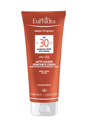 EUPHIDRA KALEIDO UV SYSTEM LATTE SOLARE CORPO 30 - farmascienza.it