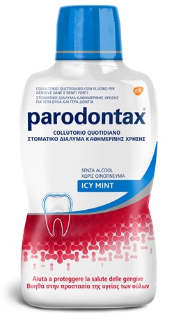 PARODONTAX COLLUTORIO QUOTIDIANO ICY MINT CON FLUORO 500 ML - farmascienza.it