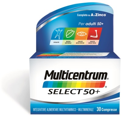 MULTICENTRUM SELECT 50+ 30 COMPRESSE - farmascienza.it
