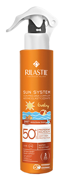 RILASTIL SUN SYSTEM BABY PPT SPF 50+ EMULSIONE SPRAY 200 ML - farmascienza.it