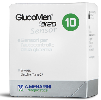 STRISCE GLUCOMEN AREO SENSOR PER ANALISI DEL GLUCOSIO 10 PEZZI - farmascienza.it