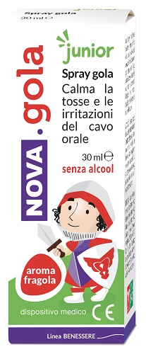 NOVA GOLA SPRAY JUNIOR FRAGOLA 30 ML - farmascienza.it