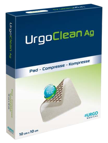 MEDICAZIONE TNT ASSORBENTE GELIFICANTE URGOCLEAN AG/SILVER 10X10CM 5 PEZZI - farmascienza.it