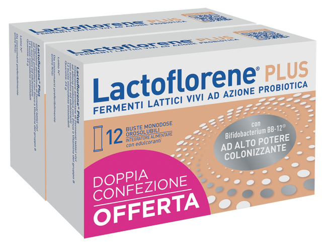 LACTOFLORENE PLUS BIPACK 12 BUSTINE 48 G - farmascienza.it