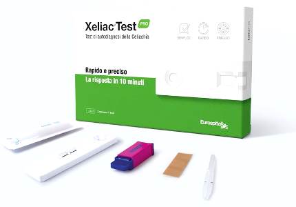 XELIAC TEST PRO DETERMINAZIONE ANTICORPI IGA E IGG ASSOCIATI ALLA MALATTIA CELIACA 1 PEZZO - farmascienza.it