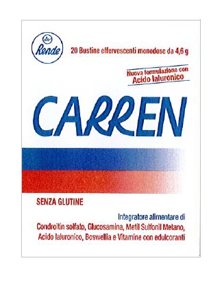 CARREN 20 BUSTINE EFFERVESCENTI MONODOSE DA 4,6 G L'UNA - farmascienza.it