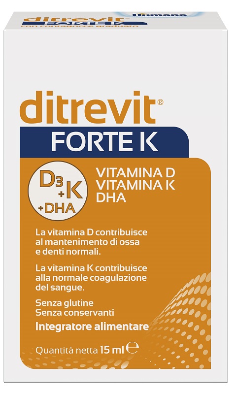 DITREVIT FORTE K HUMANA 15 ML - farmascienza.it