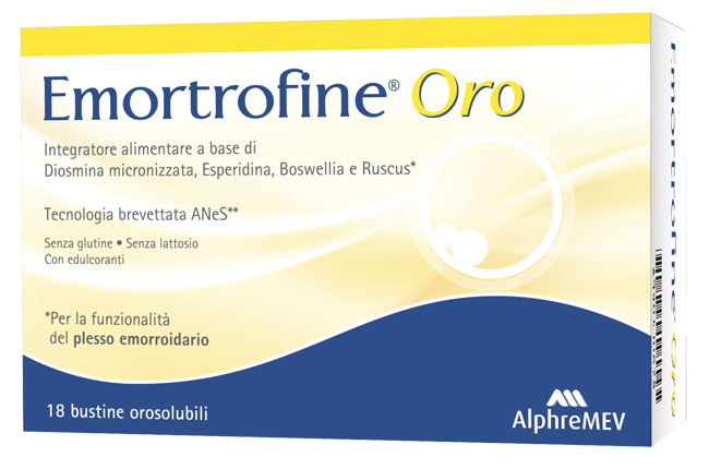 EMORTROFINE ORO 18 BUSTINE DA 3 G - farmascienza.it