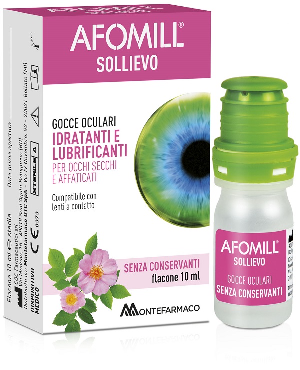 AFOMILL SOLLIEVO GOCCE OCULARI SOLLIEVO OCCHI 10 ML - farmascienza.it