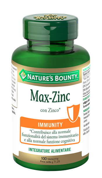 MAX ZINC 100 TAVOLETTE - farmascienza.it