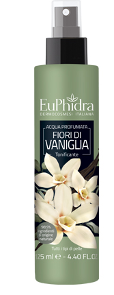 EUPHIDRA ACQUA PROFUMATA VANIGLIA IN FLACONE CON ETICHETTA POMPA SPRAY - farmascienza.it