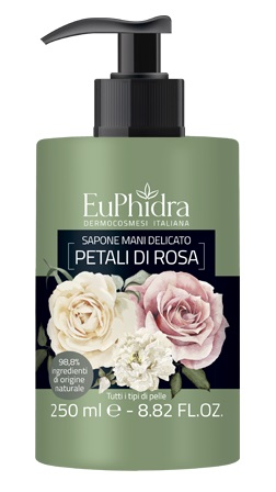 EUPHIDRA SAPONE LIQUIDO MANI ROSA IN FLACONE CON ETICHETTA DISPENSER - farmascienza.it
