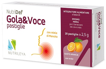 NUTRIDEF GOLA & VOCE ARANCIA 20 PASTIGLIE - farmascienza.it