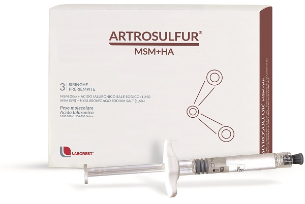 ARTROSULFUR MSM+HA 3 SIRINGHE PRERIEMPITE - farmascienza.it
