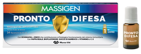 MASSIGEN PRONTO DIFESA 14 FLACONI X 10 ML - farmascienza.it