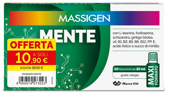 MASSIGEN MENTE 10 FLACONCINI DA 250 ML 10,90 E - farmascienza.it