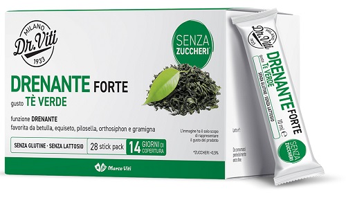 DR VITI DRENANTE FORTE TE VERDE 28 STICK PACK SENZA ZUCCHERI - farmascienza.it