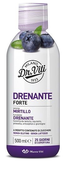 DR VITI DRENANTE FORTE MIRTILLO 500 ML SENZA ZUCCHERI - farmascienza.it