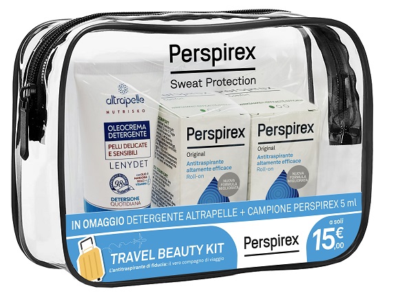 PERSPIREX ROLL ON ORIGINAL TRAVEL KIT - 1 ROLL ON 20 ML + OMAGGIO 1 ROLL ON 5 ML E 1 DETERGENTE ALTRAPELLE - farmascienza.it