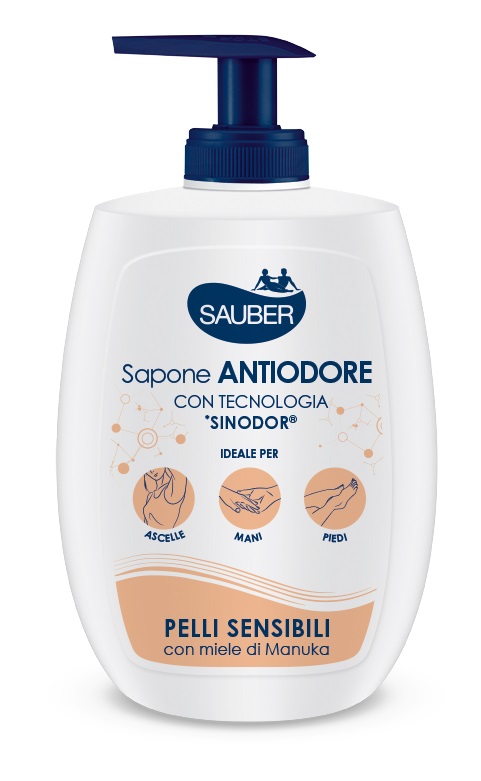 SAUBER SAPONE ANTIODORE PELLI SENSIBILI 300 ML - farmascienza.it