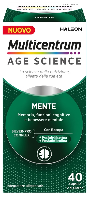 MULTICENTRUM AGE SCIENCE MENTE 40 CAPSULE - farmascienza.it