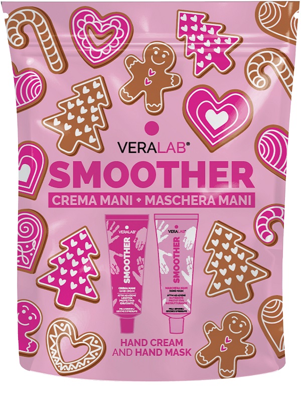 VERALAB SMOOTHER DUO XMAS 2025 1 CREMA MANI LEVIGANTE + 1 MASCHERA MANI IDRATANTE - farmascienza.it
