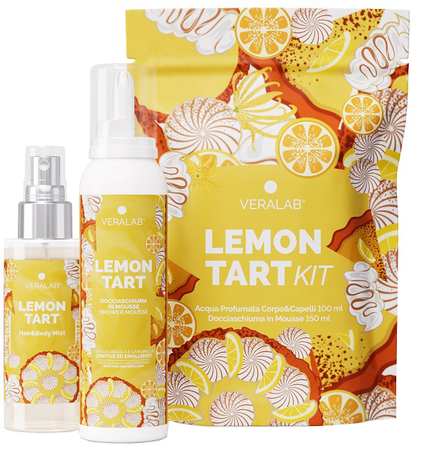 VERALAB LEMON TART KIT 1 ACQUA PROFUMATA + 1 MOUSSE LAVANTE XMAS 2025 - farmascienza.it