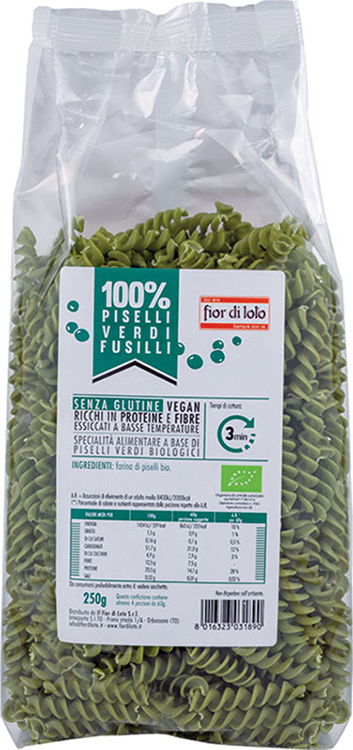 FUSILLI DI PISELLI BIO 250 G - farmascienza.it