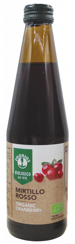 SUCCO DI CRANBERRY MIRTILLO ROSSO 330 ML - farmascienza.it