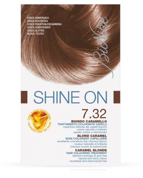 BIONIKE SHINE ON TRATTAMENTO COLORANTE CAPELLI BIONDO CARAMELLO 7.32 - farmascienza.it