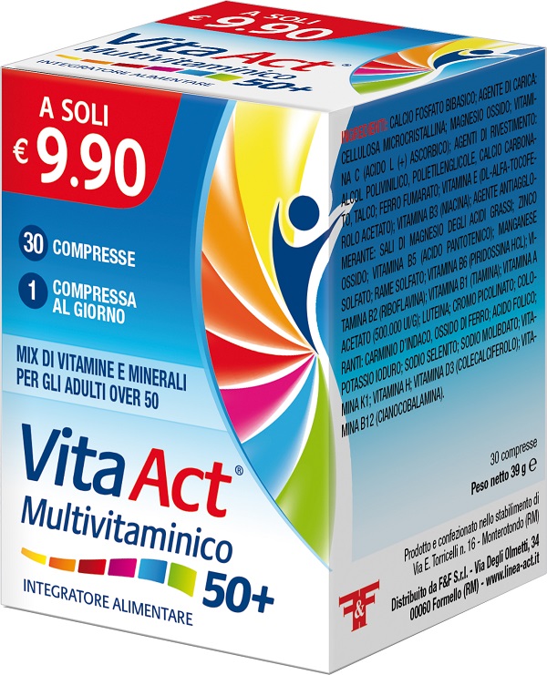 MULTIVITAMINICO ACT 50+ 30 COMPRESSE - farmascienza.it