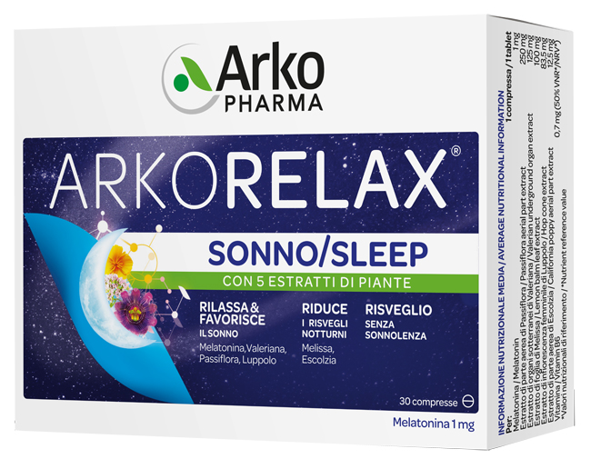 ARKORELAX SONNO 30 COMPRESSE - farmascienza.it