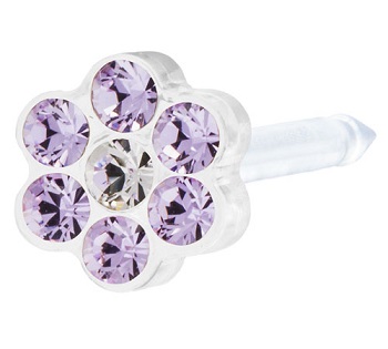 BLOMDAHL FORALOBI MP DAISY 5MM VIOLET/CRYSTAL - farmascienza.it