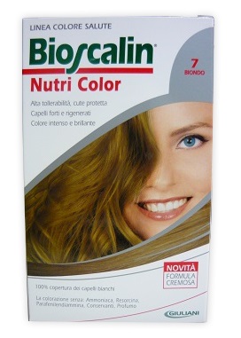 BIOSCALIN NUTRI COLOR 7 BIONDO SINCROB 124 ML - farmascienza.it