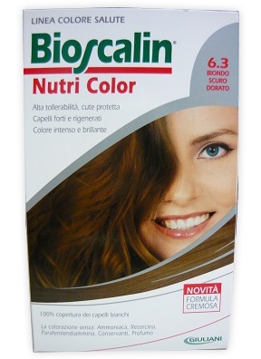 BIOSCALIN NUTRI COLOR 6,3 BIONDO SCURO DORATO SINCROB 124 ML - farmascienza.it