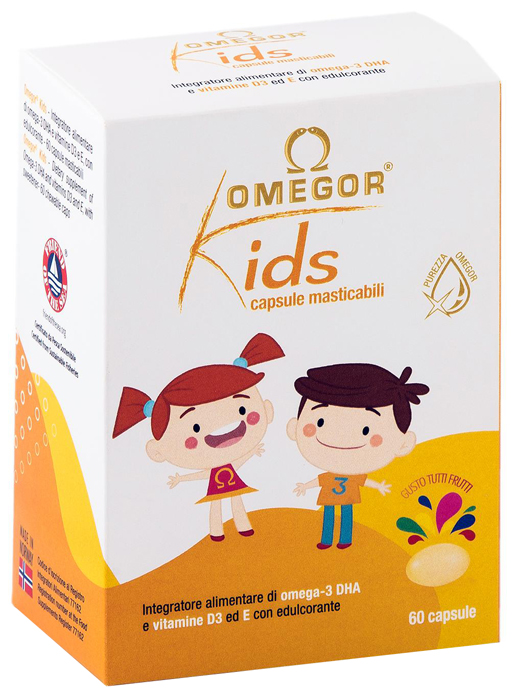 OMEGOR KIDS 60 CAPSULE MASTICABILI - farmascienza.it