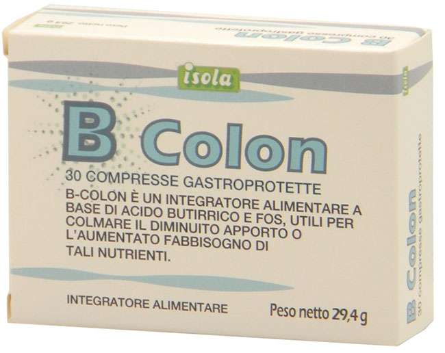 B COLON 30 COMPRESSE GASTROPROTETTE - farmascienza.it