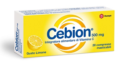 CEBION MASTICABILE LIMONE VITAMINA C 500 MG 20 COMPRESSE - farmascienza.it
