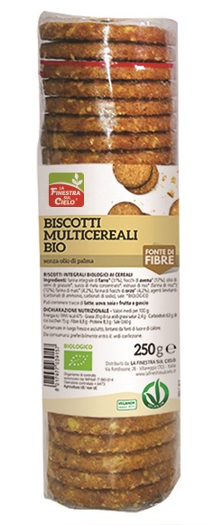 BISCOTTI MULTICEREALI 250 G - farmascienza.it