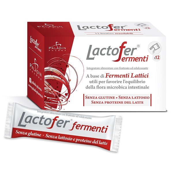 LACTOFER FERMENTI 12 BUSTINE OROSOLUBILI - farmascienza.it