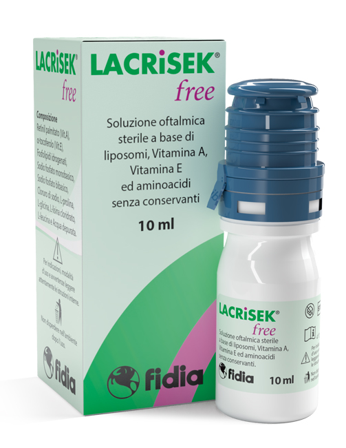 LACRISEK FREE SOLUZIONE OFTALMICA SENZA CONSERVANTI 10 ML - farmascienza.it