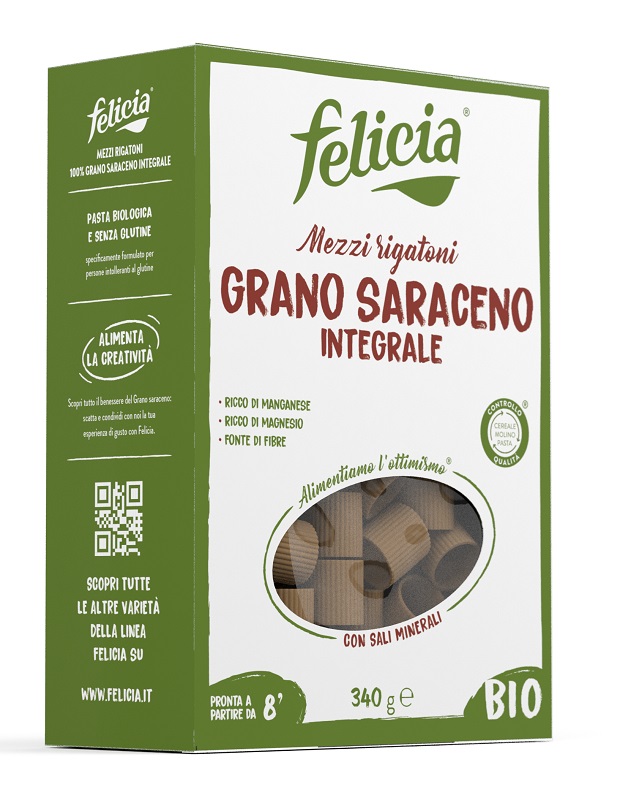 FELICIA BIO SARACENO MEZZI RIGATONI 340 G - farmascienza.it