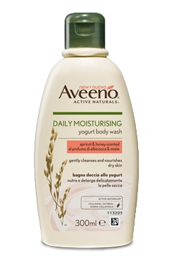 AVEENO BAGNO DOCCIA YOGURT ALBICOCCA & MIELE 300 ML - farmascienza.it